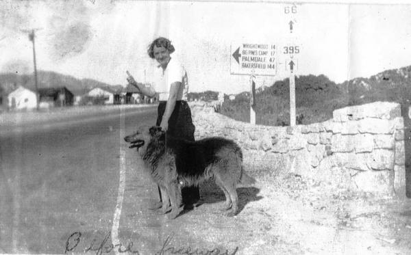 Gravel Gertie on Hwy 395/Route 66 before freeway